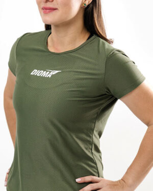 Camiseta verde olivo